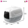Covered litter box