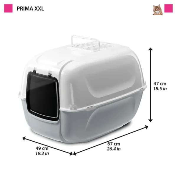 Covered litter box